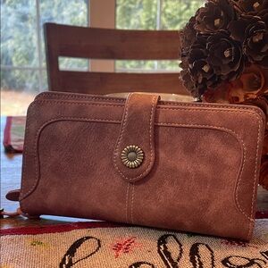 Rose Pink Women's Wallet/Wristlet